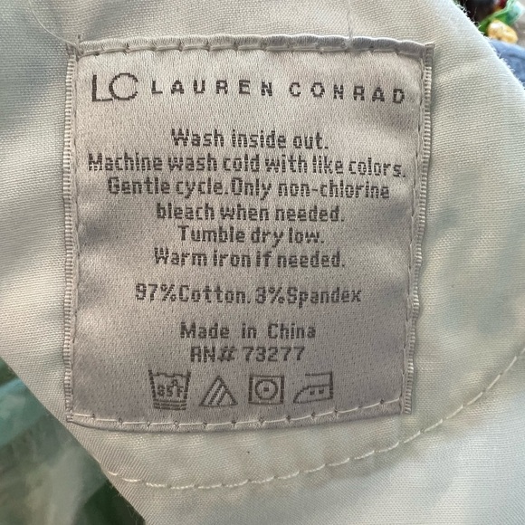 Lauren Conrad Floral Spring Skinny Jeans Size 4 - Picture 9 of 10